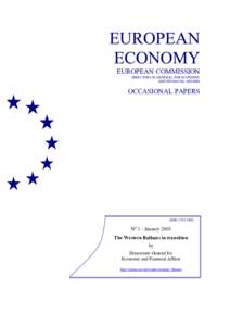 EUROPEAN COMMISSION DIRECTORATE-GENERAL FOR ECONOMIC AND FINANCIAL AFFAIRS OCCASIONAL PAPERS
