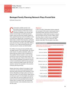 Birth control / Demography / Sexual health / Primary care / Healthcare reform in the United States / Medicaid / Title X / Planned Parenthood / Office of Population Affairs / Health / Population / Medicine