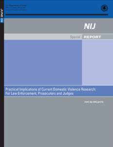 NIJ  SPECIAL REPORT / JUNE 09 Contents Preface ................................................................................................................................. vi