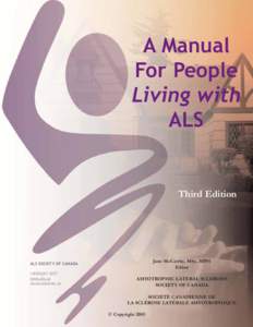 A Manual For People Living with ALS  Third Edition