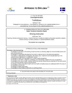 Alternative education / National Qualifications Framework / Diploma / Vocational university / Vocational school / Education / Vocational education / Academic degrees