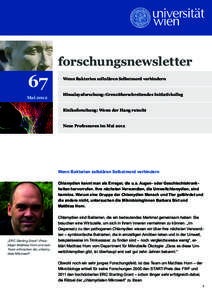 forschungsnewsletter  67 MaiWenn Bakterien zellulären Selbstmord verhindern