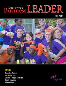 Tomorrow’s  LEADER Fall 2011