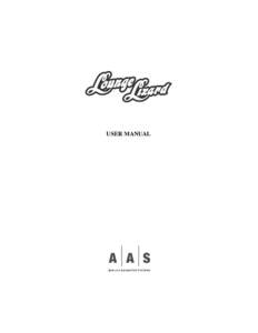 USER MANUAL  2 Information in this manual is subject to change without notice and does not represent a commitment on the part of Applied Acoustics Systems DVM Inc. The software described