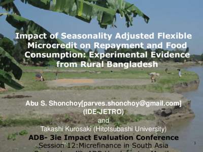 Poverty / Socioeconomics / Economics / Microcredit / United Nations Secretariat / Monga / Gaibandha District / Bangladesh / Seasonality / Development / Microfinance / Political geography