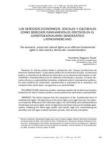 Los derechos Estudios económicos, Constitucionales,