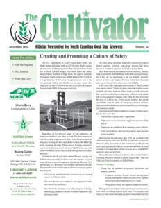 Volume 33  December 2012 Inside This Edition  Gold Star Programs