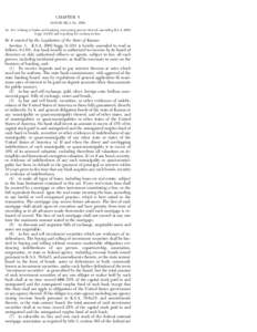 CHAPTER 8 HOUSE BILL No[removed]AN ACT relating to banks and banking; concerning powers thereof; amending K.S.A[removed]Supp[removed]and repealing the existing section.  Be it enacted by the Legislature of the State of Kansa