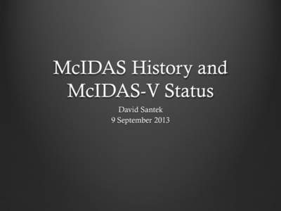 McIDAS Review Part 1: Directors