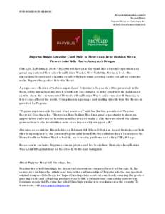 Microsoft Word - MBFW Press Release