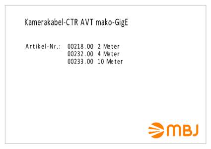Kamerakabel-CTR AVT Mako-GigE.sep