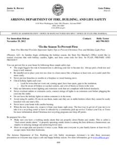 Microsoft Word[removed]Holiday Fire Prevention PR