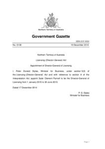 Administrator / Government of Australia