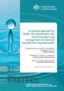 Waterlines 48. A national approach to health risk assessment, risk communication and management of chemical hazards from recycled water