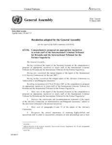 United Nations  General Assembly A/RES[removed]Distr.: General