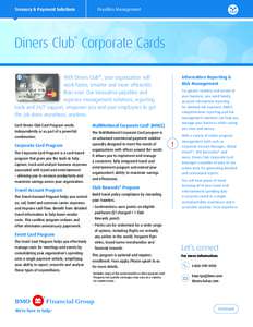 Payables Management  Treasury & Payment Solutions Diners Club Corporate Cards ®