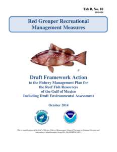 Tab B, No[removed]Red Grouper Recreational Management Measures