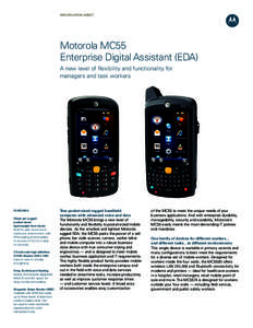 Motorola / Schaumburg /  Illinois / Enterprise digital assistant / Location-based service / Wireless / Smartphones / Technology / Navigation