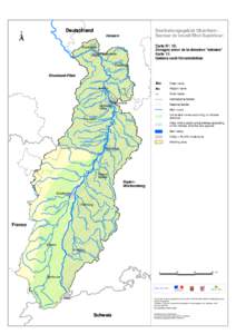 Deutschland  N Bearbeitungsgebiet Oberrhein / Secteur de travail Rhin Supérieur: