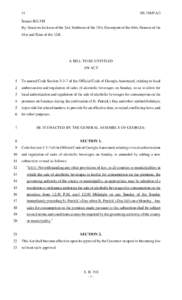 14  SB 318/FA/2 Senate Bill 318 By: Senators Jackson of the 2nd, Harbison of the 15th, Davenport of the 44th, Henson of the