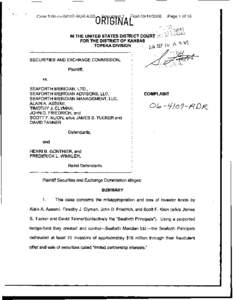 SEC Complaint: Seaforth Meridian, Ltd., et al.