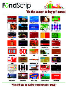 ‘Tis the season to buy gift cards!  Shoppers Drug Mart Bon Appetit