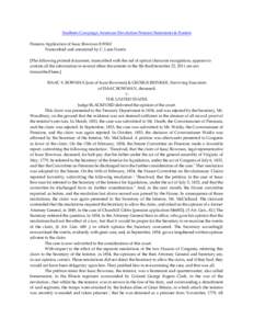 Southern Campaign American Revolution Pension Statements & Rosters Pension Application of Isaac Bowman R19362 Transcribed and annotated by C. Leon Harris [The following printed document, transcribed with the aid of optic