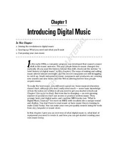 Chapter 1  AL Introducing Digital Music  Joining the revolution in digital music