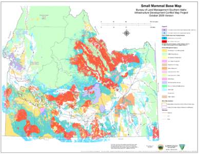 Small Mammal Base Map  Cottonwood Field Office