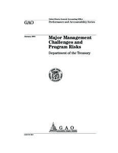 D01254.book Page 1 Tuesday, January 16, [removed]:57 AM  United States General Accounting Office GAO