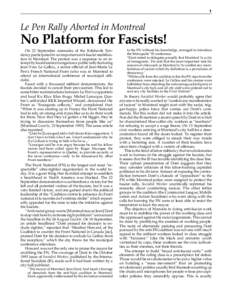 Far-right politics / Political spectrum / Fascism / Collectivism / Anti-fascism / Jean-Yves Le Gallou / Jean Doré / National Front / Adrien Arcand / Political philosophy / Nationalism / Political ideologies