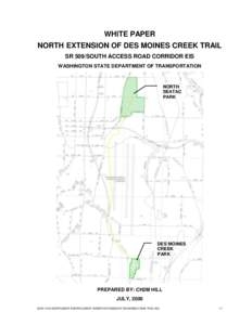 NORTH EXTENSION OF DES MOINES CREEK TRAIL