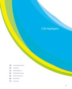 CSR Highlights  38 Corporate Governance