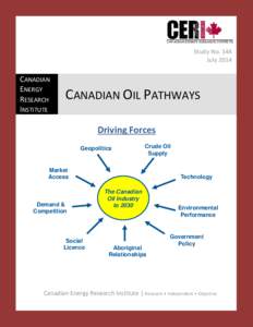 Study No. 144 July 2014 CANADIAN ENERGY RESEARCH