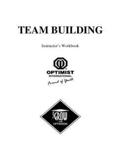 TEAM BUILDING Instructor’s Workbook Team Building  Instructor’s Workbook
