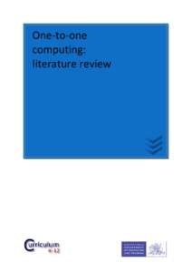 One-to-one computing: literature review