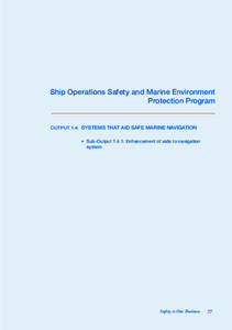 Electronic Chart Display and Information System / Navigational aid / China Maritime Safety Administration / Global Maritime Distress Safety System / Hydrographic office / Electronic navigational chart / Nautical chart / Pelorus Island / Maritime safety information / Navigation / Transport / Water