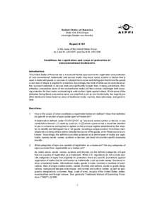 United States of America Etats-Unis d’Amérique Vereinigte Staaten von Amerika Report Q181 in the name of the United States Group by Clark W. LACKERT and David M. VISCOMI