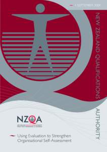 1 SEPTEMBER[removed]NEW ZEALAND QUALIFICATIONS AUTHORITY  Using Evaluation to Strengthen