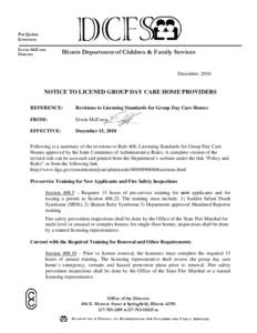 Notice to 406 providers 2006