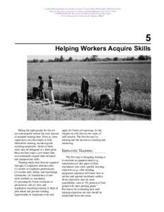 Labor ManageMent in agricuLture: cuLtivating PersonneL Productivity gregorio biLLikoPf, university of california ([removed], [removed]coMPLete book: http://www.cnr.berkeley.edu/ucce50/ag-labor/7labor/ 