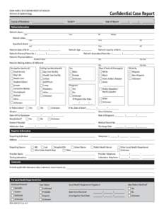 Communicable Disease Reporting Form