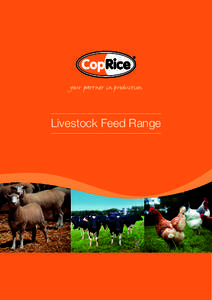 your partner in production  Livestock Feed Range CopRice Livestock Feeds Our Company