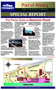 Port of Albany ALBANY PORT DISTRICT COMMISSION WWW.PORTOFALBANY.COM  SPECIAL REPORT