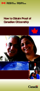 Citizenship and Immigration Canada Citoyenneté et Immigration Canada