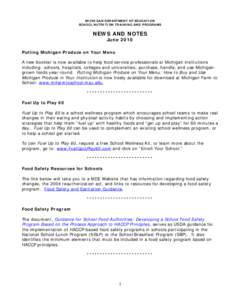 Microsoft Word - June 2010 News and Notes.doc