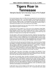 Memphis Tigers / Sports / LSU Tigers football team / Towson Tigers football / Sports in the United States / St. Louis Gunners / Ironton Tanks