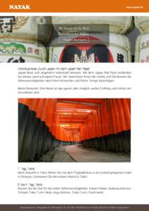 Mit Nayak um die Welt ______ Reisebericht Japan - Peppino Martegani