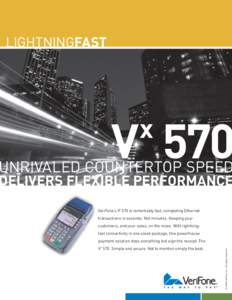 lightningfast  V 570 x  Unrivaled countertop speed