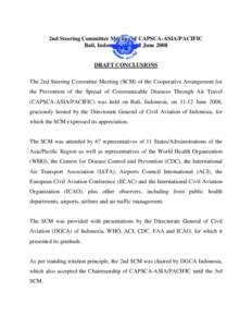 Airports / Globalization / Humanitarian aid / Airports Council International / International Civil Aviation Organization / World Health Organization / International Air Transport Association / Pandemic / Air traffic control / Global health / Public health / Transport